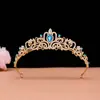 Corona de Novia Barroca Transfronteriza Europea y Americana Estilo Nuevo Aleación Tocado Venta al por Mayor Lujo Estilo Palacio