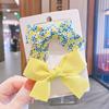 Lindo Pasador de Moño para Niños 2021 Popular en Internet Nuevo Estilo Pinza para el Cabello Coreano Accesorios para el Cabello de Bebé Adorno Floral para la Cabeza de Niña