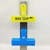Respaldo simple con clip magnético para agenda manual compacto y conveniente carpeta de oficina clip de nota de cola larga clip magnético venta al por mayor