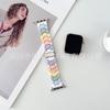 Para Samsung Watch Huawei Correa GT2/3/4/GT5 Color Caramelo Resina Acrílico Correa Arcoíris 22 mm