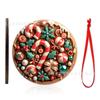 Enfeites de Madeira Transfronteiriços Decorações de Natal Etiquetas para Árvore de Natal Artesanato de Feriado Decorações Penduradas de Madeira Presentes de Desenho Animado