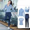 Traje de ropa de yoga nuevo de primavera y verano 2023 para mujer, ropa deportiva para correr y fitness, ropa profesional de secado rápido para correr por la mañana, conjunto de cinco piezas