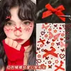 Pegatinas faciales para conciertos, pegatinas de estrellas, maquillaje de apoyo para festivales de música, maquillaje escénico infantil para el Día del Niño, decoraciones faciales, sin adhesivo