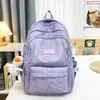 Mochila Escolar para Estudiantes de Secundaria Femeninas, Diseño de Oso Estampado Simple y Versátil de Nicho, Nueva Mochila para Estudiantes Universitarios 2026 Tendencia