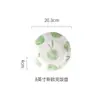 Cerâmica ShunxiangO Charme das FrutasWanxiang Louças para Uso Doméstico Estilo Ins Fresco Conjunto de Tigelas e Pratos com Cor sob Esmalte Tigela de Arroz