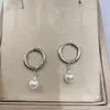 Brincos de Pérola Japoneses e Coreanos Mais Vendidos Transfronteiriços para Mulheres, Clássicos Modernos Elegantes, Brincos de Celebridade da Internet, Luxo Leve e Brincos de Alta Qualidade