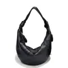 Bolso Croissant de Piel de Oveja Estilo Nuevo, Diseño de Nicho, Estilo Perezoso, Bolso de Mano de Cuero Genuino de Alta Gama para Viajes, Bolso de Hombro para Mujer