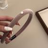 Diadema gris de alta calidad que combina con todo ~ pinza para el cabello sencilla para mujer Corea del Sur diadema sencilla accesorios para el cabello tocado Nuevo