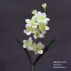 Flor Artificial Verde Mori Techo Hojas de Planta Verde Flores de Boda Hojas a Juego Accesorios Decorativos Florales Flores Falsas Hojas Falsas
