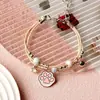 Más Vendido en el Sudeste Asiático: Pulsera de Perlas Trituradas con Temática de Elefante para Mujer, Diseño de Nicho, Pulsera Dulce y Colorida Estilo Bosque al por Mayor