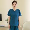Lavado a mano Ropa Ropa de mujer Lavado a mano Ropa Delgada Manga corta Secado rápido Elástico en cuatro direcciones Enfermera Salón de belleza Doctor Ropa de enfermera Manga larga