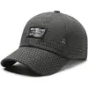 Gorra de Malla Transpirable con Forma de Diamante Perforada de Cuero, Secado Rápido, Nueva para Verano, Visera Deportiva para Exteriores, Gorra de Béisbol para Hombres y Mujeres