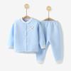 Conjunto de Ropa Interior Térmica para Bebé Ropa de Bebé Ropa de Otoño Pantalones de Otoño Algodón Puro Pijamas para Niños Niños y Niñas Otoño e Invierno