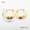 Pendientes de Acero de Titanio de Venta Caliente Transfronteriza Chapados en Oro de 18K Moda Letra A Pendientes de Gama Alta Tendencia Europea y Americana Pendientes de Acero de Titanio para Mujer