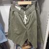 Estilo Japonés~~Pantalones Cortos Deportivos para Hombre/Mujer, Nuevos Pantalones Cortos de Cinco Puntos para Trabajo de Verano, Pantalones Cortos Elásticos de Punto Lavados con Arena para Hombre