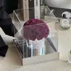 [En Stock] Nuevo Producto Cubo de Abrazo con Lazo Mediano Caja de Regalo con Flores Preservadas