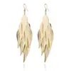 Pendientes largos retro estilo barroco indio de sauce para mujer, huecos, de amor, con borlas multicapa, venta al por mayor