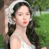 Bufanda Triángulo Tejida Linda Estilo Pastoral para Cabeza para Niñas, Nueva Diadema/Pañuelo para el Cabello de Margarita Primavera 2026, Accesorio para el Cabello