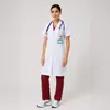 Jalecos Brancos de Alta Qualidade com Mangas Longas e Curtas Uniformes Médicos para Homens e Mulheres Beleza Odontologia Oral Cirurgia Plástica Roupas de Trabalho para Hospital Jalecos de Laboratório