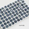Rhinestones Octagonales Corte Rosa Dongzhou de 8 mm, Rhinestones Brillantes K9 con Base Puntiaguda, Nuevas Decoraciones para Uñas, Rhinestones para Accesorios de Aretes DIY