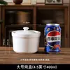 Olla de Cerámica para Estofado para Uso Doméstico, Olla para Nido de Pájaro, Bol para Natillas con Tapa, Bol para Cocer Huevos con Separación de Agua Específico para Hoteles, Bol para Sopa de Barro, Bol para Cocinar al Vapor