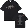 Camiseta Masculina de Manga Curta Estampada com Novo Design de Verão, Gola Redonda, Moda Casual Solta, Tops Masculinos