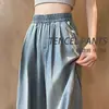 Pantalones estrechos de corte holgado para mujeres petite, pantalones rectos fluidos, jeans de Tencel de seda helada de cintura alta, estilo ancho fino para mujer para primavera y verano