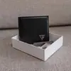 Billetera de Moda Popular para Hombre, Billetera Corta de Moda con Múltiples Ranuras para Tarjetas, Billetera Joven de Cuero Suave con Cremallera, Portaboleto Estilo Horizontal