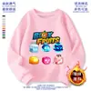Roupa para meninos e meninas, suéter Blox Fruits, caixa de frutas do Diabo, periférico de jogo ROBLOX