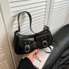 Bolsa de Axila Casual de Alta Qualidade Transfronteiriça para Mulheres 2025 Nova Nicho Versátil Bolsa de Ombro Transversal Bolsa de Ombro Fashionável para o Dia a Dia