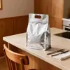 Bolsas de té con sellado de ocho lados, Bolsas tipo doy-pack, Empaques para pastel de té rojo y blanco, Impresión de logotipo, Bolsas autosellables de papel de aluminio, Bolsas selladas, En stock