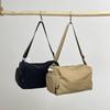 Bolsa de Tela de Nailon Casual Simple Combinable Mochila Unisex Otoño e Invierno Bolso de Cartero Japonés Bandolera de Hombro Único