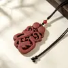 Etiqueta de incienso estilo antiguo pintada marca HeXiang, colgante para coche hecho a mano, adorno colgante para coche, charm de teléfono portátil, regalo, venta al por mayor de fábrica