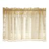 Cortina Curta de Renda Pastoral Francesa com Velcro Cortina Curta Cortina de Gaze Cortina Curta Estilo Americano Vintage para Porta de Cozinha Sem Furos