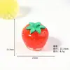 Acessórios de resina faça você mesmo simulação luminosa série de frutas creme cola capa de celular adesivo de geladeira acessórios de cabelo chaveiro