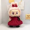 [Solo Ropa de Bebé] Ropa de Reemplazo para Muñeco de Peluche de Vinilo Labubu de 38 cm Falda Mokoko para Muñeco Labubu