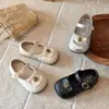 Sapatos de salto único para meninas, sapatos infantis de couro 2026, sola macia, nova moda de outono, sapatos de princesa estilosos e fofos