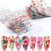 Nuevo arte de uñas transfronterizo papel cielo estrellado ins estilo europeo y americano patrón animal estampado de serpiente estampado de leopardo 10 bolsas pegatinas de transferencia uña