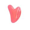 Tabletas raspadoras de resina natural con forma de corazón para cabello lacio de fábrica, masaje de espalda, cuello, cintura, raspado corporal