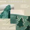 Capa de Almofada Personalizada de Natal Árvore de Natal Pelúcia Lantejoula Tridimensional Bordada Almofada Decoração de Feriado Transfronteiriça Amazon
