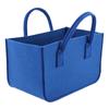 Bolsa de transporte portátil de fieltro para almacenamiento de leña al por mayor, bolsa portátil de fieltro para organizar artículos diversos, cesta plegable para almacenamiento de leña