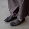 Zapatos Planos Cerrados Transpirables de Tejido Hueco Estilo Nuevo 2026 Punta Cuadrada Planos Cómodos sin Cordones Sandalias Simples de Vacaciones para Mujer