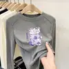 Camiseta de manga larga gruesa para niñas, nuevo estilo otoño/invierno 2026, capa base de forro polar para niños, top interior cálido para niñas