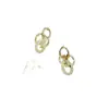 Pendientes de oro irregulares de personalidad Joker vanguardista europeo y americano, pendientes geométricos simples de moda, estilo frío, venta al por mayor