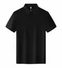 Camisa Polo de Trabajo de Seda de Hielo Sin Costuras de Secado Rápido de Gama Alta Solona con Cuello Solapa Manga Corta Camisa Publicitaria de Trabajo Camiseta