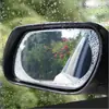 Espejo retrovisor de coche película impermeable espejo retrovisor a prueba de lluvia antivaho deslumbrante pegatina protectora película impermeable para espejo retrovisor