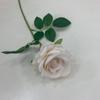 Rosa individual al por mayor flor artificial rosa flor falsa al por mayor boda flor de mano decoración comercio exterior transfronterizo rosa venta caliente