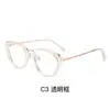 Óculos Gatinho Ultraleves 7128 com Armações de Liga, Óculos da Moda Sem Grau, Bloqueio de Luz Azul, Podem Ser Personalizados com Lentes de Grau, Aparência Natural