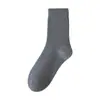 Meias de Novo Estilo Atacado Meia de Cano Médio Masculina Outono e Inverno Meias de Fio Felpudo com Lã e Meias Longas Espessadas para Aquecimento de Inverno Meias Masculinas Atacado
