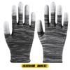 Guantes con dedos recubiertos de PU, transpirables, resistentes al desgaste, sin polvo, antiestáticos, guantes especiales, guantes de goma de nailon finos.